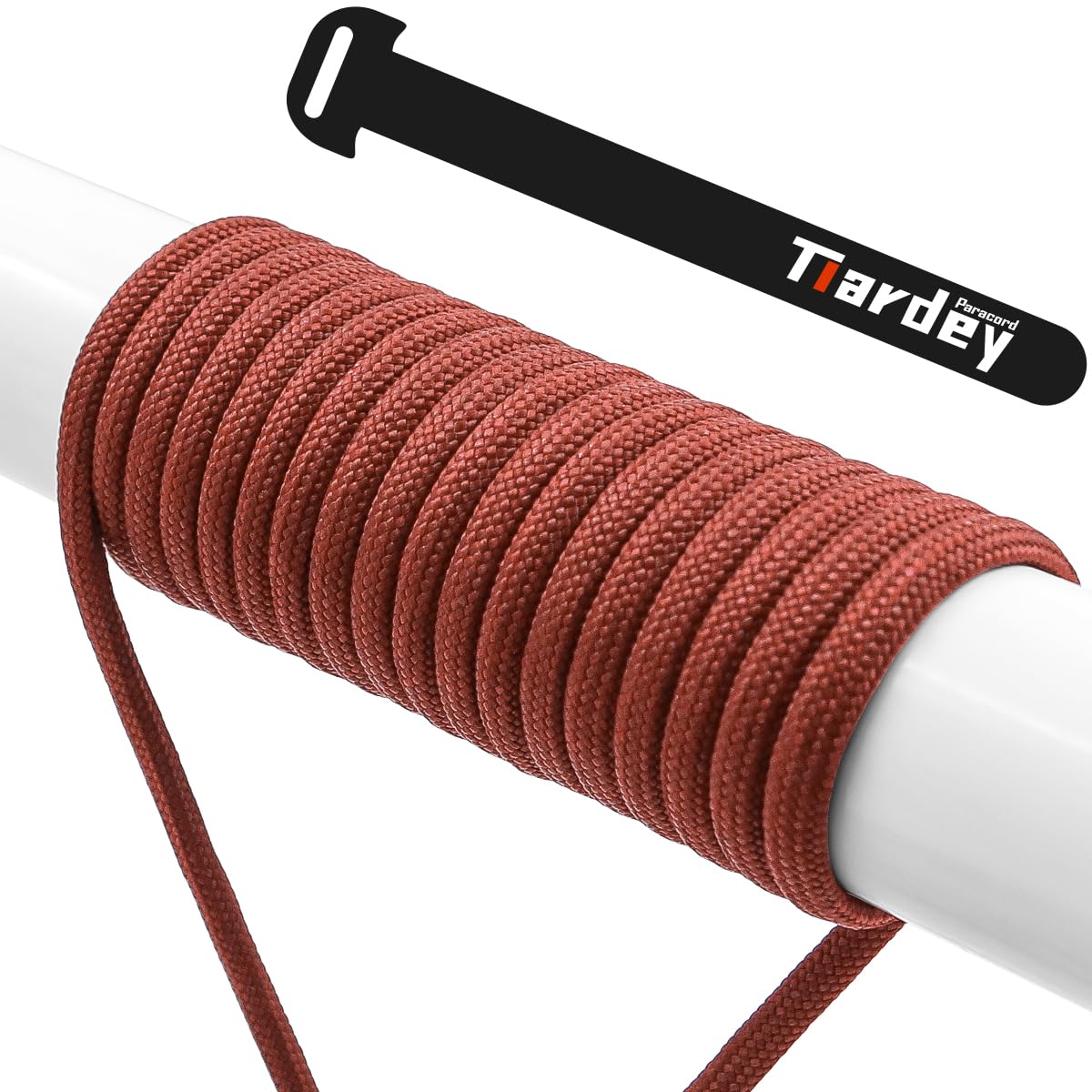 Tiardey PRN-015 Paracord 4mm 100ft (31m) 9 Core Strand,Tear-resistant,Nylon Cord,Mil Spec Type III Paracord,Holds up to 250kg for Outdoor Survival Camping