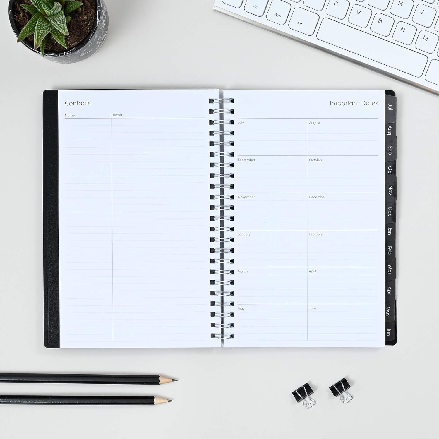 Blue Sky 2021-2022 Academic Year Weekly & Monthly Planner, 5" x 8", Flexible Cover, Wirebound, Enterprise (130611) : Office Products