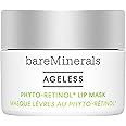 bareMinerals Ageless Phyto-Retinol Lip Mask with Plant-Based Retinol Alternative + Hyaluronic Acid, Leave-On Lip Sleeping Mask, Vegan