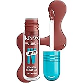 NYX PROFESSIONAL MAKEUP Lip IV Hydrating Glossy Lip Stain, Long-Lasting, Tinted, Vegan Formula with 12 HR Hydration - Hydra Honey (Brown)