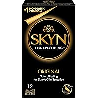 SKYN Non-Latex Lubricated Condoms, 12 Count