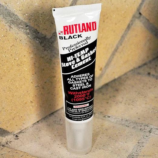 Rutland Stove Gasket Cement, 2.3Ounce Tube, Black Amazon.ca Home & Kitchen