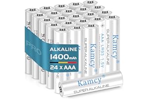 KAMCY AAA Batteries 24 Pack, 1400mAh, Triple AAA Batteries 1.5V, Long Lasting High-Performance AAA Alkaline Batteries, Leakproof Single Use Batteries AAA Size