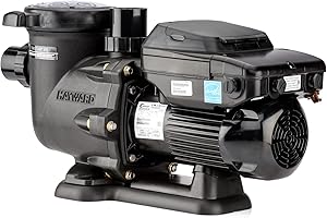 Hayward W3SP3202VSP Pool Pump, 1.85 HP, Black