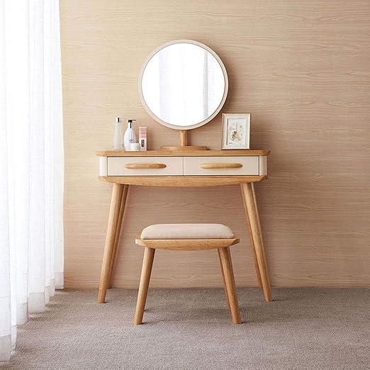 small wood dressing table