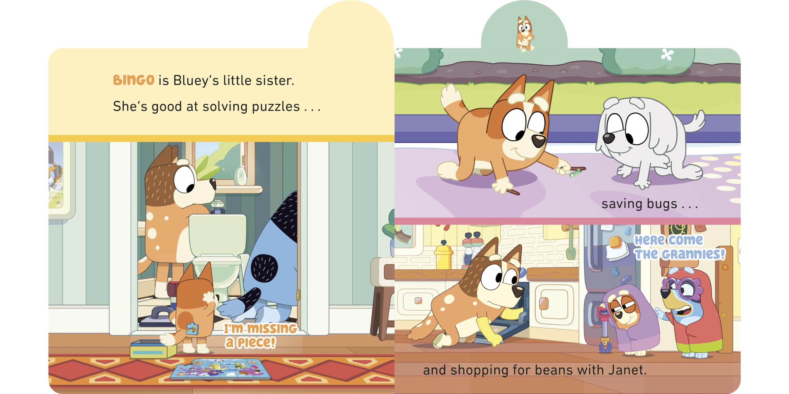 Meet Bluey's Family: A Tabbed Board Book