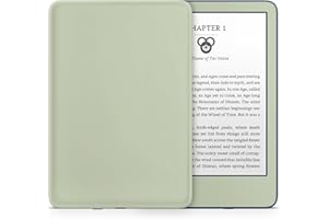 Tacky Design Solid Skin for Kindle Paperwhite Skin Wrap,Minimalistic Skin for Kindle Stickers, Premium Vinyl 3M Full Wrap for Kindle Paperwhite Covers (Light Green, Kindle Paperwhite (11th Gen, 2021)