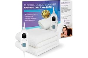 RAY SQUAD (71” X 30”) RS Deluxe Fleece Massage Table Warmer Heating Pad Blanket , Electric Heated Blanket, Spa Beauty Massage Therapy