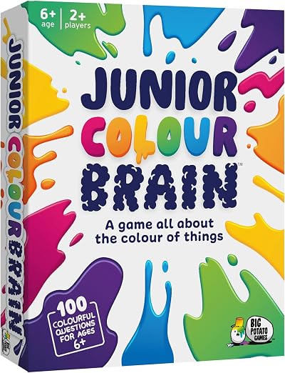 Big Potato Junior Colourbrain Card Game – Family Colour Quiz Smaller Box