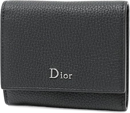 Amazon Dior Homme ディオールオム 2dsbc060 Taf 00nu レザー 三つ折り財布 小銭入れ付き ミニ財布 豆財布 カラーh00n Noir 並行輸入品 財布