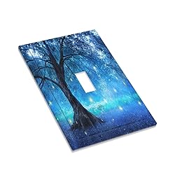 Spshian Light Switch Cover Fantasy Fairy Tree In