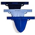 2(X)IST mens Essential Cotton Y-back Thong 3-pack