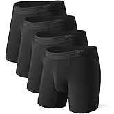 Separatec Valentines Day Mens Underwear with Pouch for Balls, Cooling Boxer Briefs Moisture Wicking, Boxer Briefs for Men