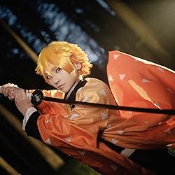 CR ROLECOS Zenitsu Agatsuma Cosplay Costume for