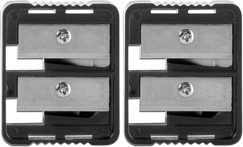wet n wild Dual Pencil Sharpener | Pack of 2 | For Eyeliner | Compact | Easy to Clean