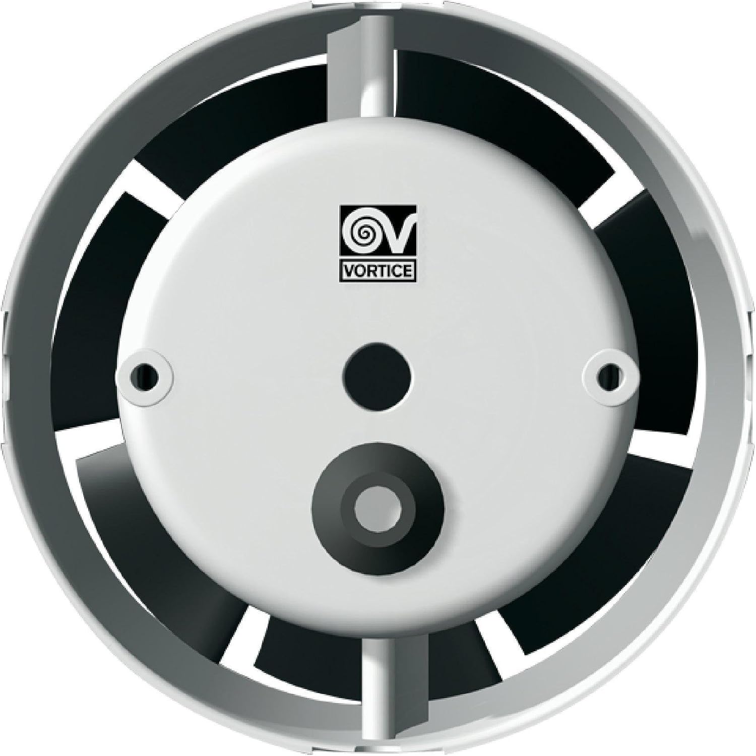 Vortice 11110 Ghost Point Helical Aspirator Ducts, 38 Decibel, Plastic, White, 92.5 cm (W) x 92.5 cm (H) x 9.2 cm (D) - Image 3