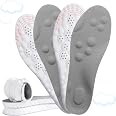 Cloud Soles 2025 New Cloud Soles For Men And Women, 4D Cloud Technology Insole Super Soft Insole Memory Foam Insoles (black 6.5 11 Us Men) I.1401599925