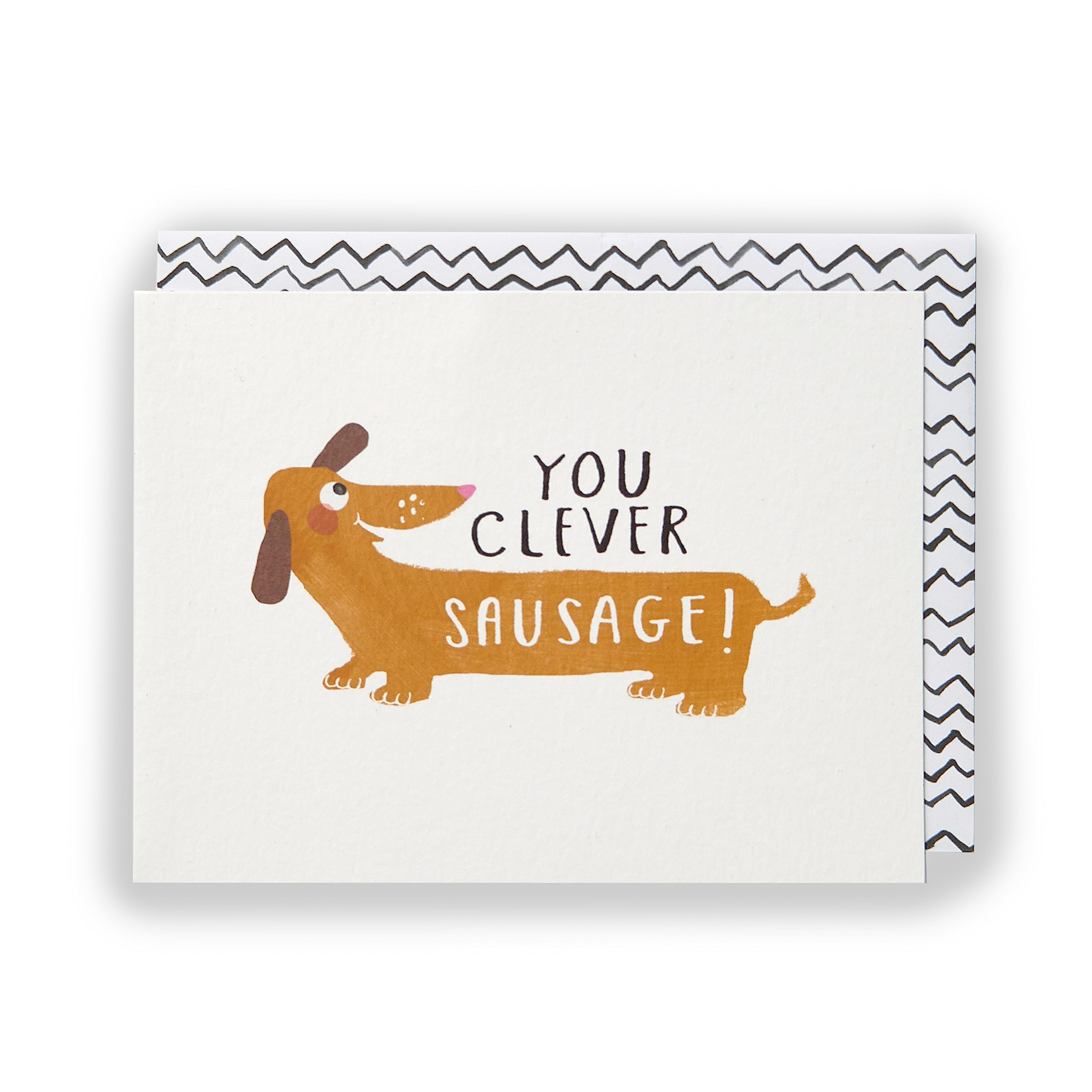Kindred | You Clever Sausage Card | Congratulations/Proud of You | Her/Him | With Envelope | 123 x 163 mm