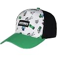 Minecraft Cappello Snapback Ufficiale Per Ragazzi - Stampato Creeper Allover - Chiusura Regolabile - 2