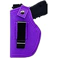 Gun Holster for Men&Women, IWB/OWB 9mm Holsters, 380 Pistol Holster fits Glock 19/17/23/26/27/42/43x, S&W M&P Shield, Sig Sauer and Similar Handguns