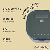 Vital Baby UV Steriliser Nurture Pro UV Steriliser & Dryer Smoky Blue view 6