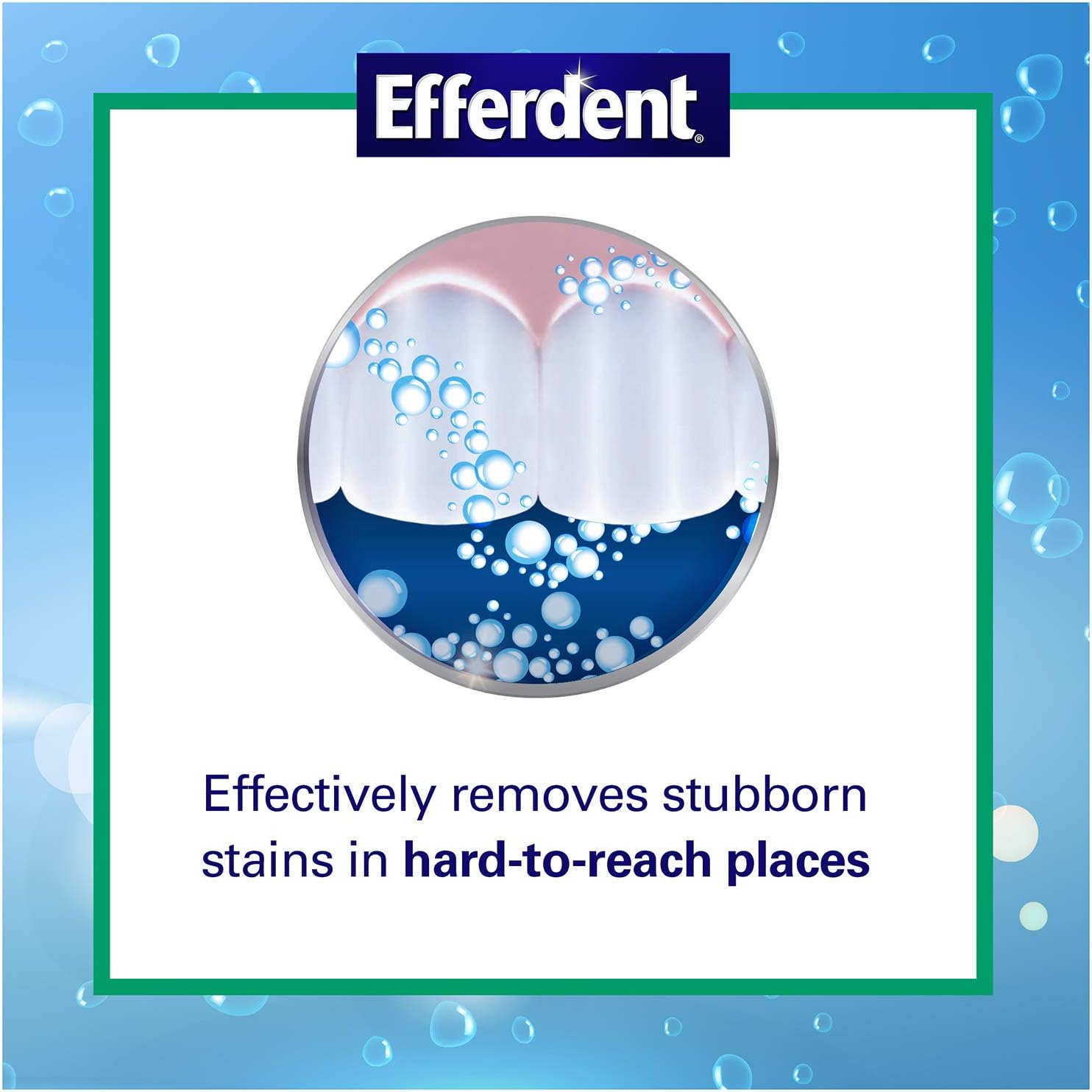 Efferdent Plus Mint Anti-Bacterial Denture Cleanser | 90 Tablets: Health & Personal Care