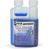 Qwix Mix Windshield Washer Fluid Concentrate, 1 Bottle Makes 32 Gallons, 1/4 oz. Makes 1 Gallon 100% Biodegradable