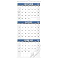 3 Month 2026 Calendar - 2026 Wall Calendar From January 2026 - December 2026, 3-Month Display Calendars (Folded In A Month), 11.3\" X 26\" (When Opened), Thick Paper