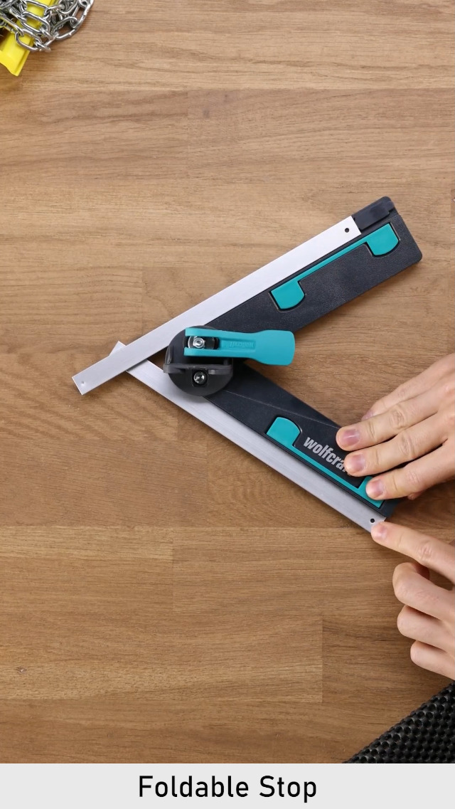 wolfcraft Mitre Angle Finder & Bevel Gauge with Automatic Bisector photo 2