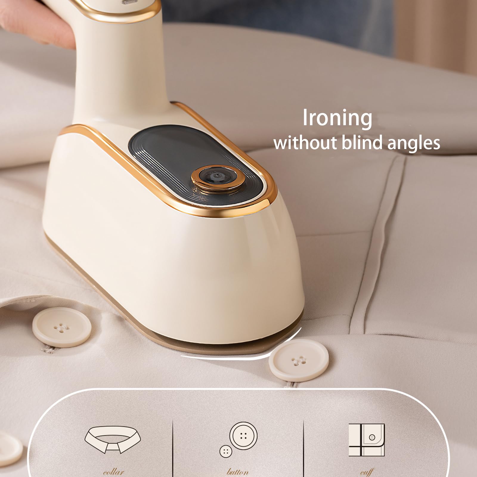 Clothes Steamer Iron Travel Size,1200W Garment Steamer Portable Mini Travel Steamer for Clothes, Removing Wrinkle,150ML Capacity Small Travel Steam Iron for Clothes, Compact Size and Lightweight