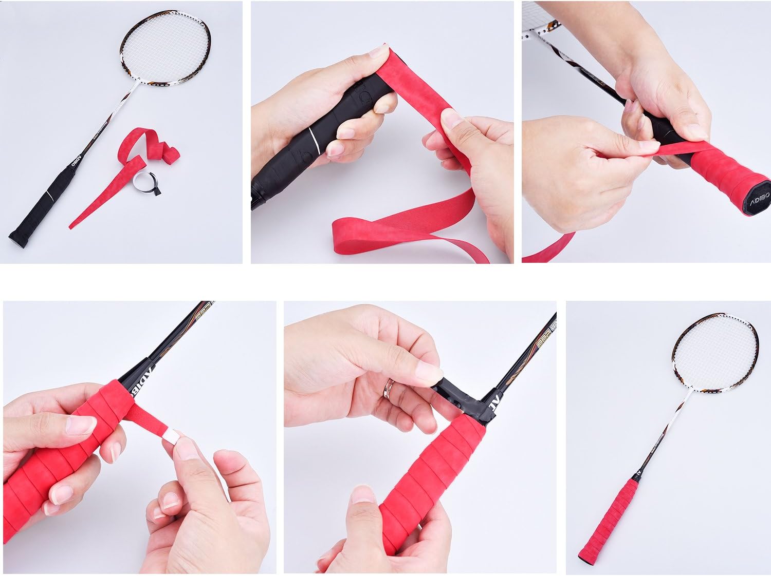 8 Pieces Tennis Badminton Racket Overgrip for Anti Slip and Absorbent Grip, Assorted Color : Sports & Outdoors