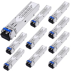 10 Pack 1.25G SFP LC Module 1000Base-LX
