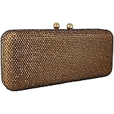 Boutique De FGG Evening Bags and Clutches Women Formal Crystal Clutch Handbags Wedding Rhinestone Clutch Purse,Mini