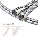 Ibergrif 1.7m Shower Hose Stainless Steel Twist Kink Leakproof Universal G1/2 view 4