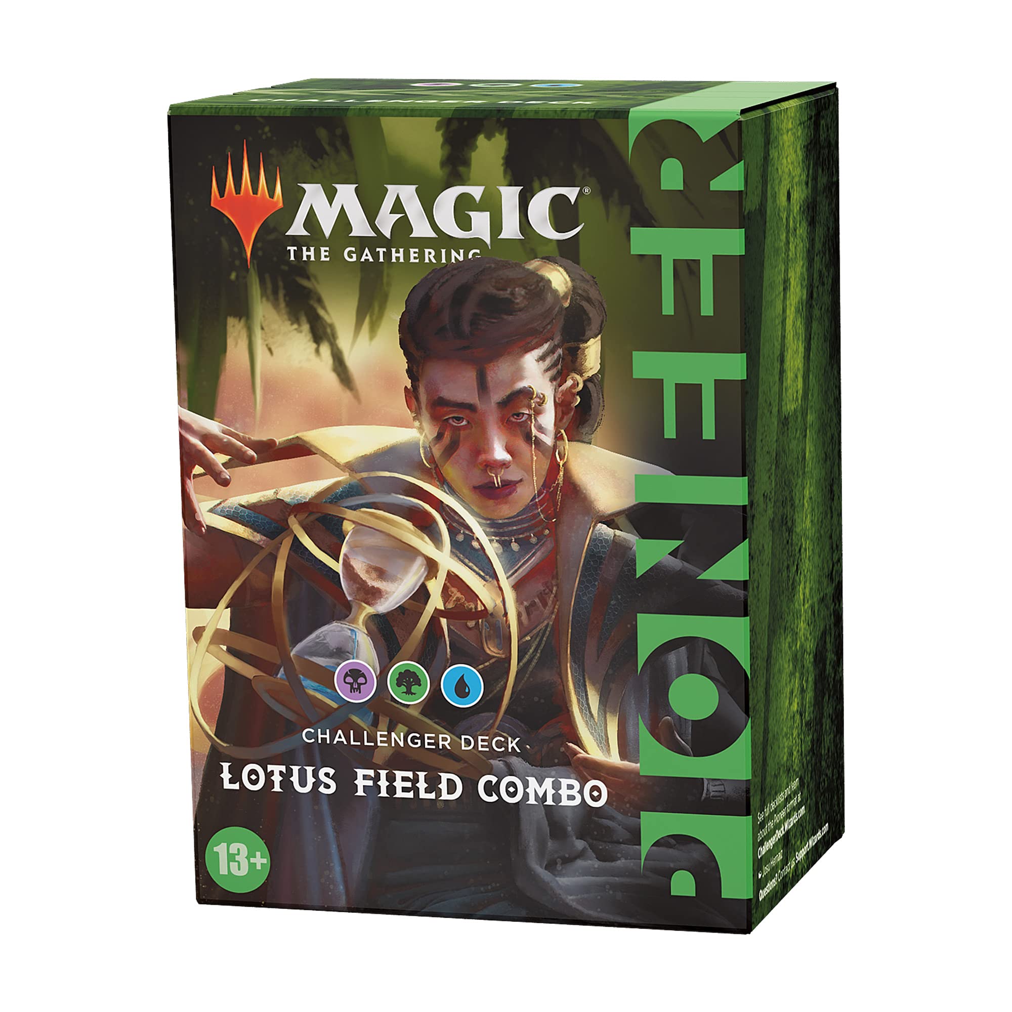 Magic: The Gathering Pioneer Challenger Deck 2021 – Lotus Field Combo (Black-Green-Blue), C94440000