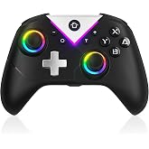 Gamrombo RGB Wireless Controller for Nintendo Switch 2/1/Lite/OLED/PC Bluetooth Games Controller, Turbo, Macro, 6 Gyro Axis, 4 Vibration Motors, Screenshot