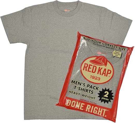 レッドキャップ Red Kap 6 7ozクルーネックヘビーウエイト2パックtシャツ L ヘザーグレー Tシャツ カットソー 通販 Amazon レッドキャップ Red Kap 6 7ozクルーネックヘビーウエイト2パックtシャツ L ヘザーグレー Tシャツ カットソー 通販 Amazon