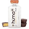 Huma Plus (Double Electrolytes) - Chia Energy Gel, Chocolate Peanut Butter, 12 Gels - Stomach Friendly, Real Food Energy Gels