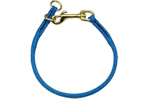 REDLINE K-9 Nylon Dominant Dog Choke Collar Light Blue, 16 inch