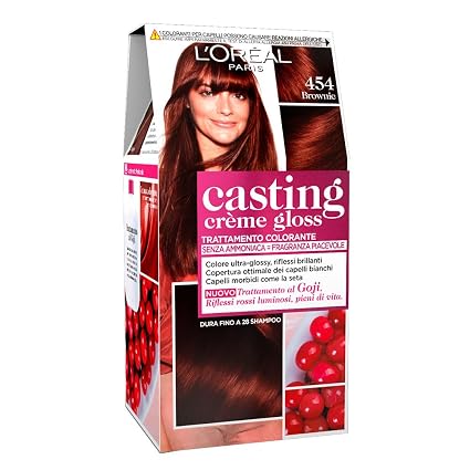 Loréal Paris Colorazione Capelli Casting Crème Gloss Tinta Colore Trattamento Senza Ammoniaca Per Una Fragranza Piacevole 454 Brownie