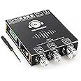 160W+160W Amplifier Board with Treble and Bass Control, DC 12-36V, BT and AUX Inputs, 2.0 Channel Stereo AMP Board for DIY Wireless Speakers, Password Free (T160HS)