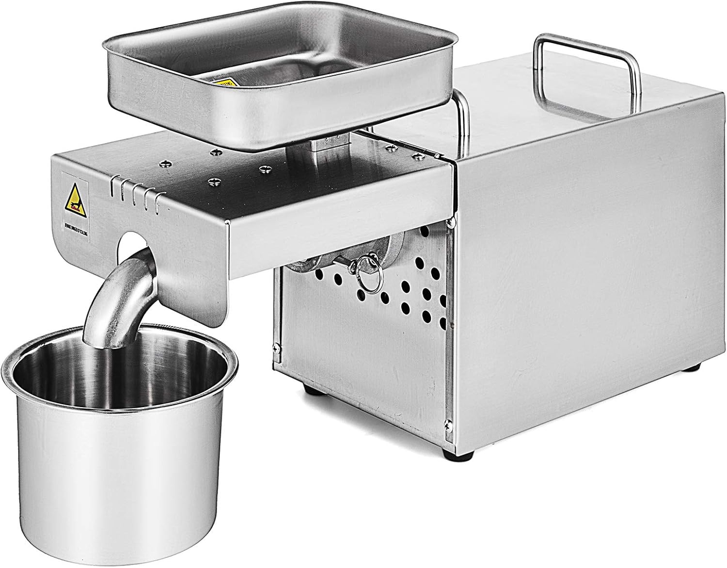 KITGARN Automatic Electric Oil Press Machine 304 Stainless Steel Nut