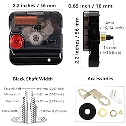 Movement Total Shaft Length is 14 mm