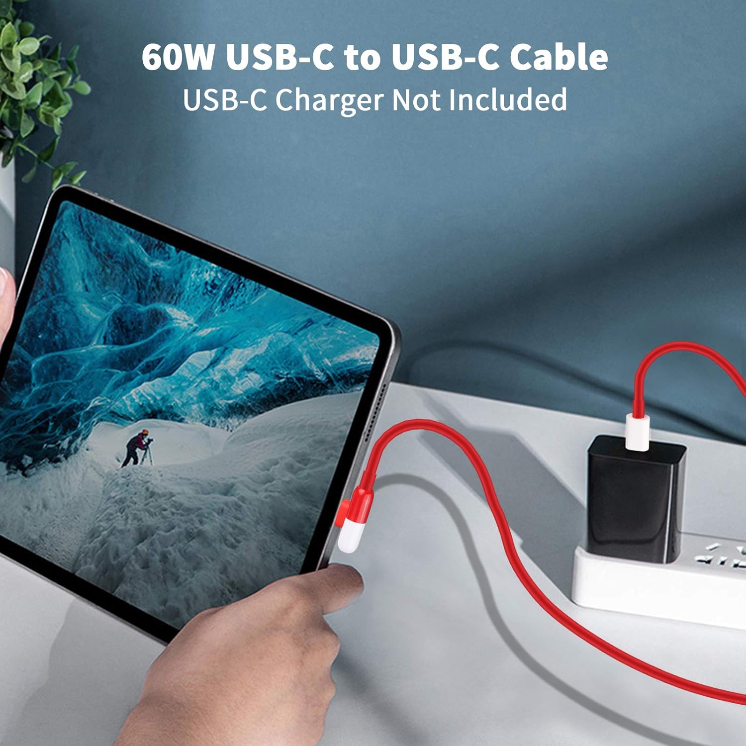 USB C to USB C Charger Cable,90 Degree 65W Warp Charge Cable PD Fast Charge Cable 2M 6FT Right Angle Data Power Lead for Oneplus 13 13R 12 12R Nord 4 3 CE 4 Lite Samsung S25 S24 Ultra A56 A36 A55 A16 - Image 5