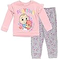 CoComelon JJ Baby Girls Pullover Fleece Sweatshirt and Pants Set Infant to Toddler