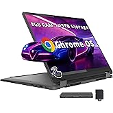 Lenovo Flex 5i Chromebook Plus 14" WUXGA Touchscreen 2-in-1 Laptop, Intel Core i5-1334U, 8GB LPDDR4x, 1.25TB Storage (256GB SSD+1TB Docking Station), Backlit Keyboard, FHD Camera, Chrome OS, Gray
