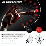 Dermasy Boxing Training Ball Set with Headband for Reaction and Speed view 3