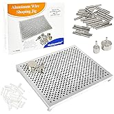 The hobbyworker Wire Bending Jig,Includes 30 Metal pegs for Jewelry Making Tools and Wire Wrapping Supplies