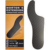 Morton's Extension Orthotic,Carbon Fiber Insole,Rigid Foot Support Insert for Morton's Toe,Turf Toe,Hallux Rigidus,Arthritis,1 Piece 27.5cm(Men Size 11/Women 12)
