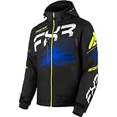 FXR Men's Boost FX 2-in-1 Jacket (Black/Blue/Hi Vis - X-Small)